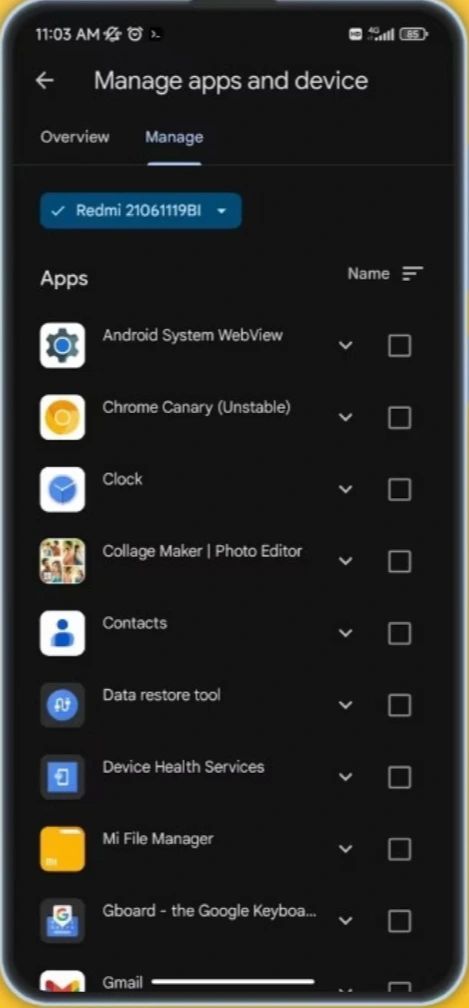 Gestionar aplicaciones y dispositivos