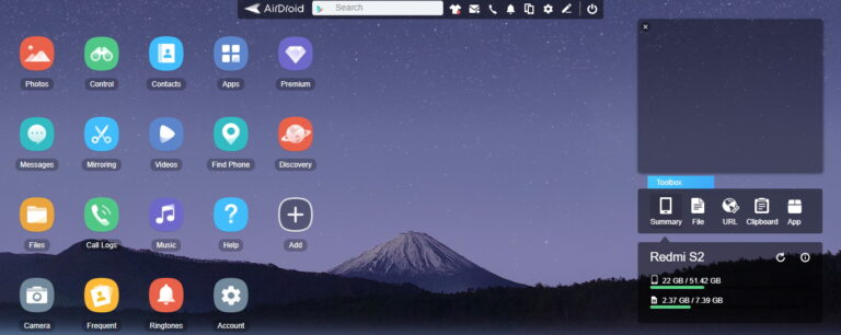 airdroid web 768x306