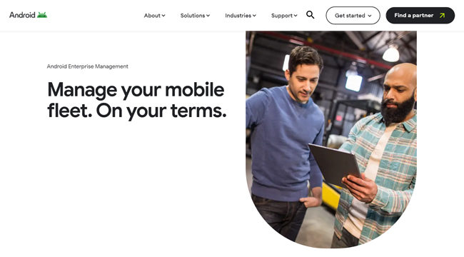 android enterprise management