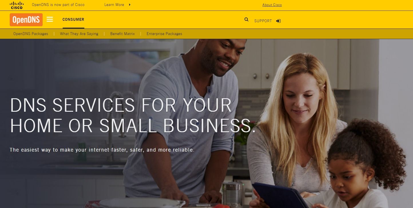 bloquear conteúdo adulto com OpenDNS FamilyShield