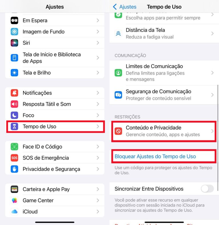 bloquear sites de aposta com tempo de tela