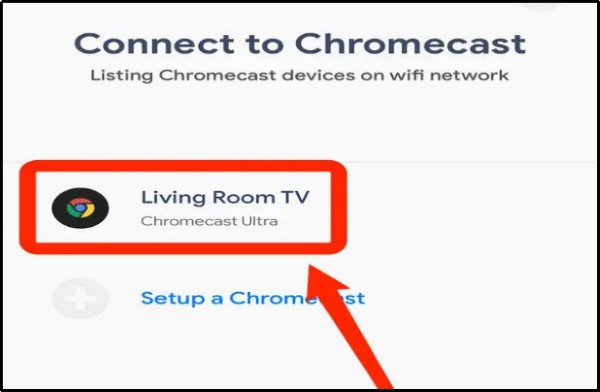 connect to chromecast