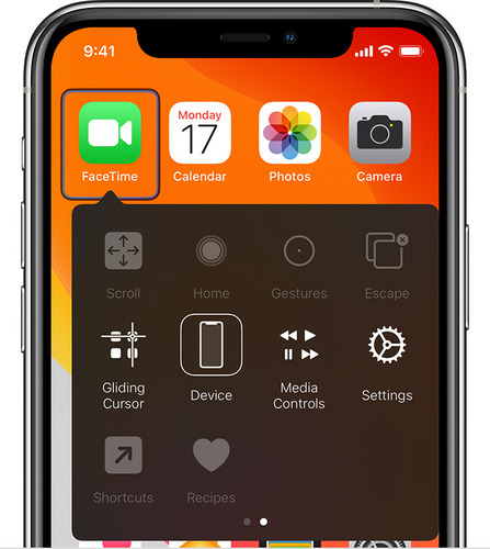 select Device on iPhone