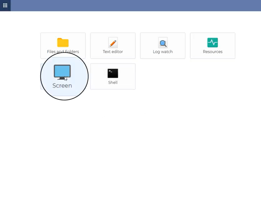 DWService connect to screen