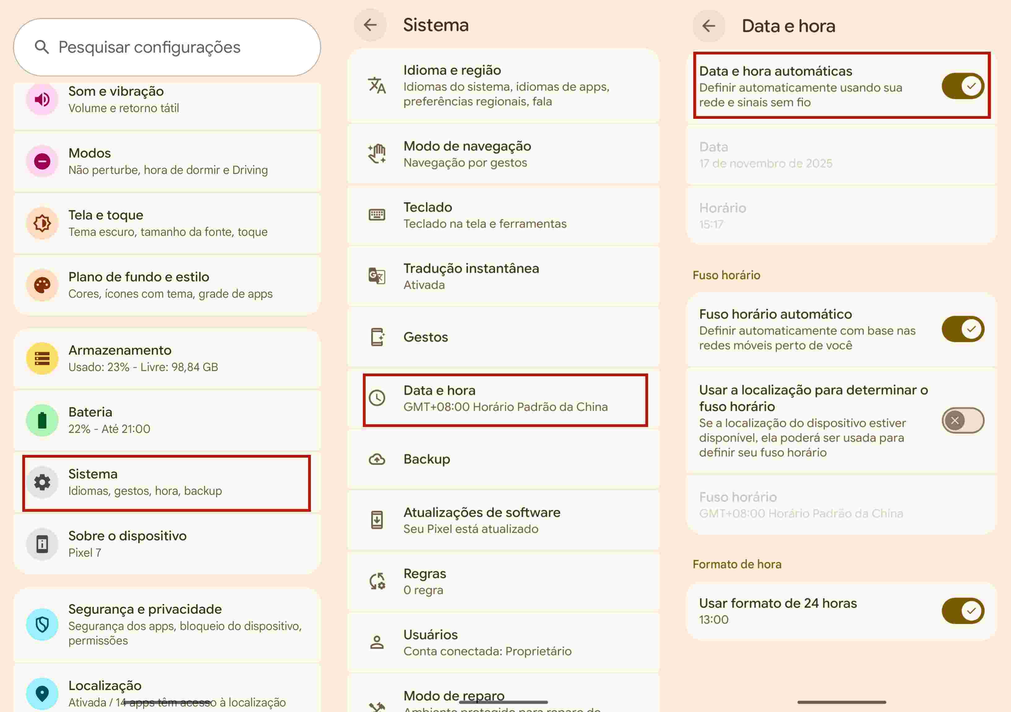 Data e hora no Android