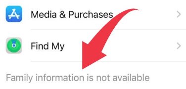 Configurações de Compartilhamento Familiar