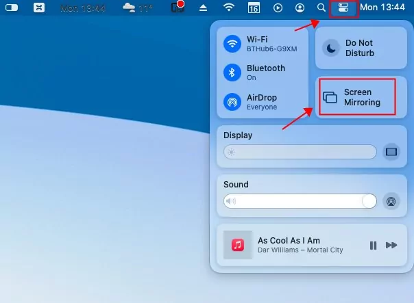 Screen Mirroring on Mac