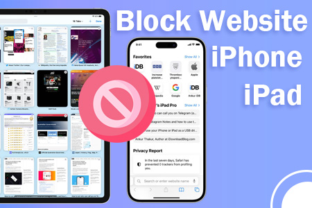 iPhone iPad ウェブサイト ブロック 方法