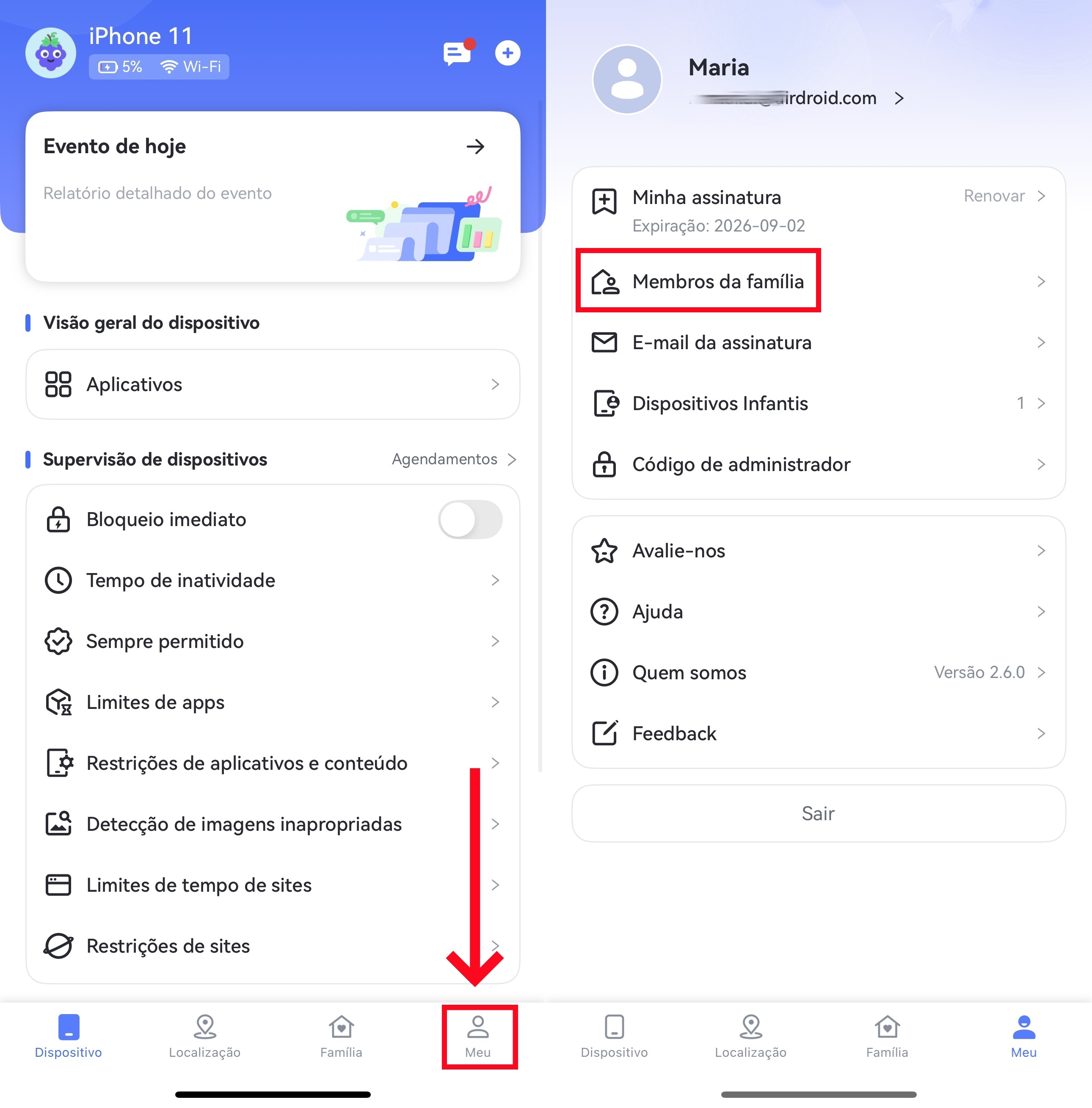 interacao em familia ios membros da familia 1