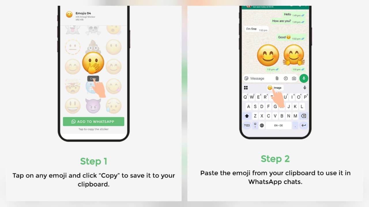 the copied sticker looks
