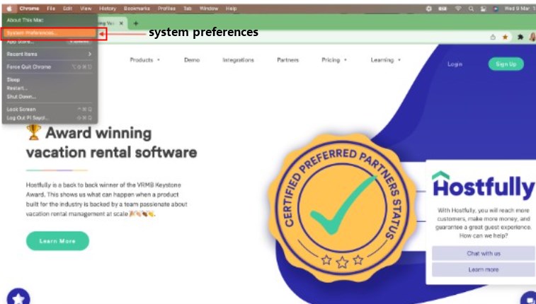 preferencias el sistema