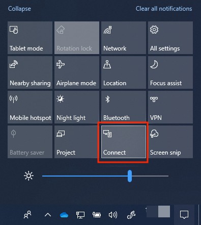 Connect App on Windows 10