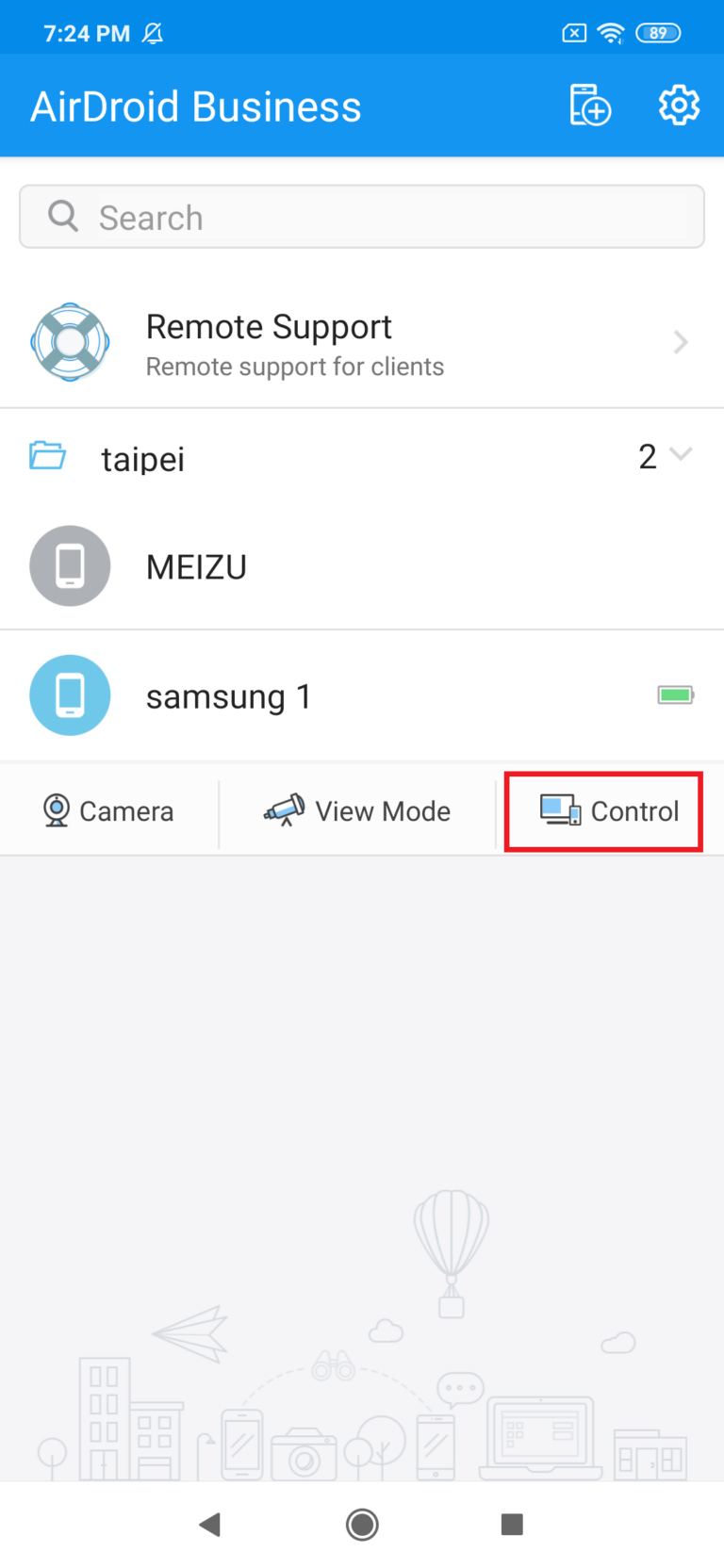 3 Black Screen Mode on the device controller 1 768x1664