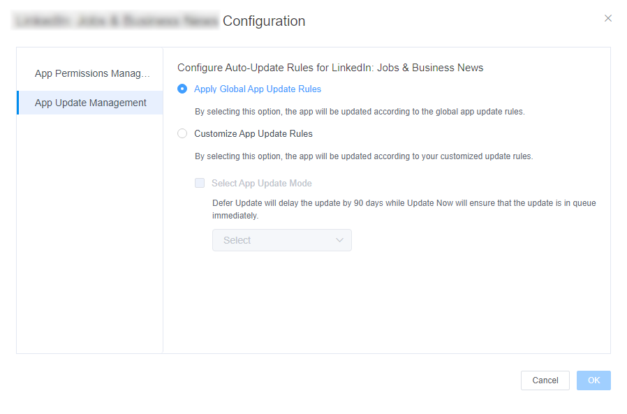 4 Configure Individual Application Settings 2