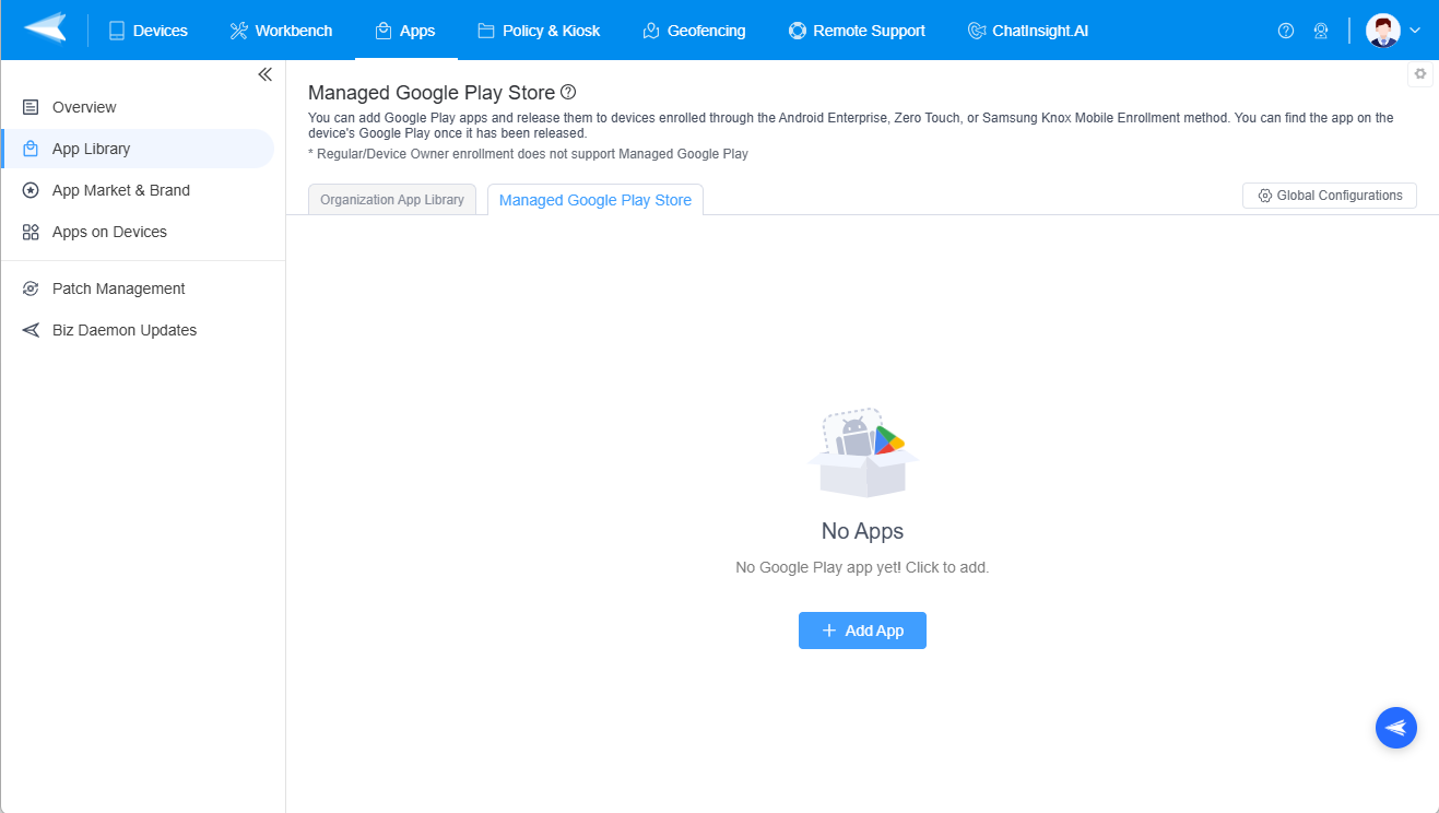 access-managed-google-play-store