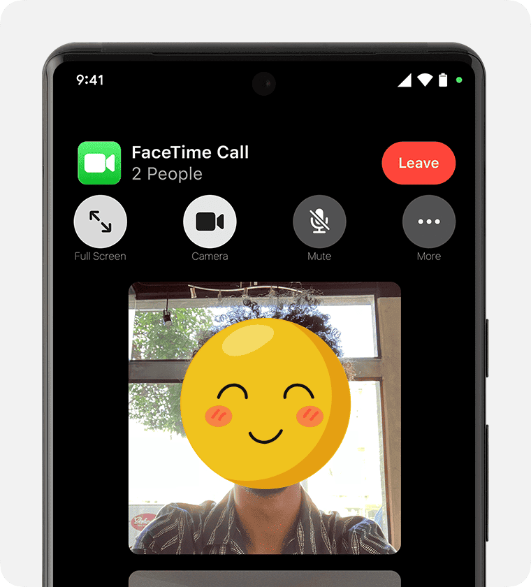 FaceTime video call