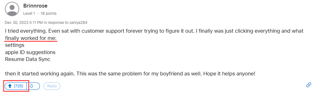 apple community for share location unavailable