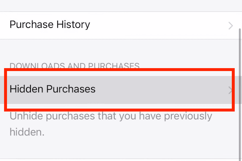 Verifique se sua família está ocultando compras passo 3