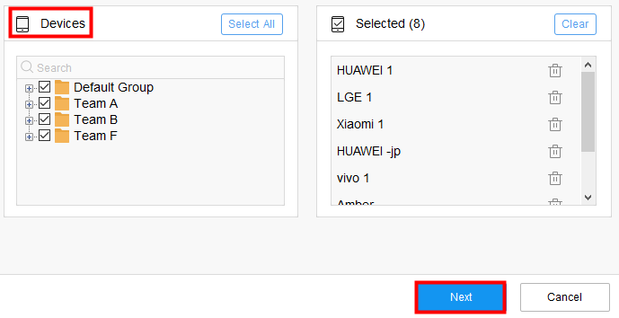 complete the delete procedure