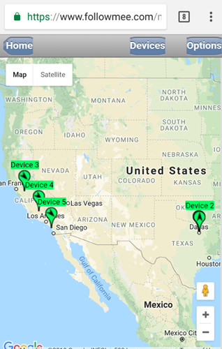 FollowMee GPS Location Tracker to track phone location for free
