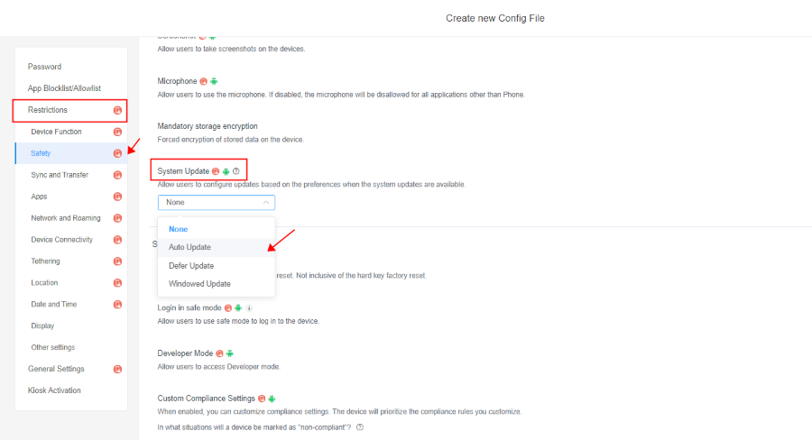 Force a atualização automática do sistema Android