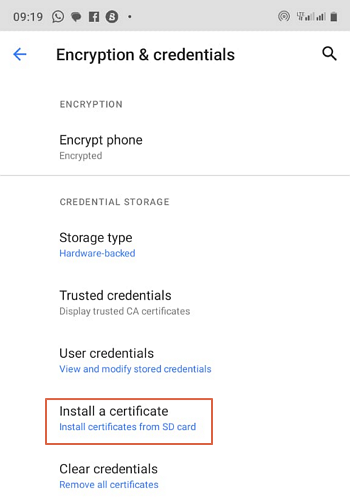 crear un certificado