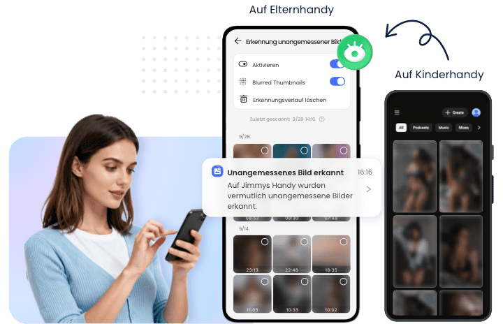 Erkennung unangemessener Bilder