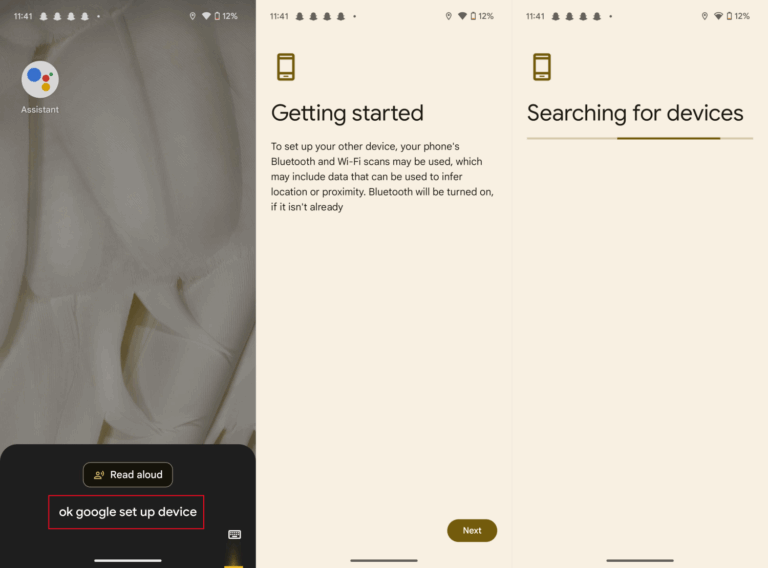 Neues Gerät mit Google Assistant einrichten