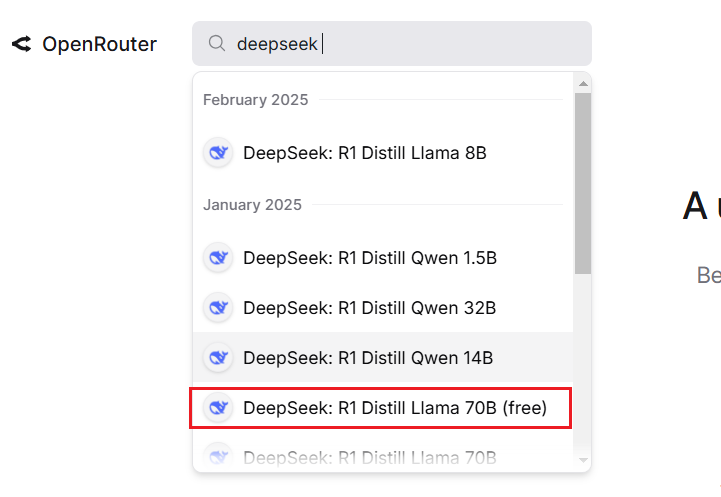 use Deepseek via Openrouter